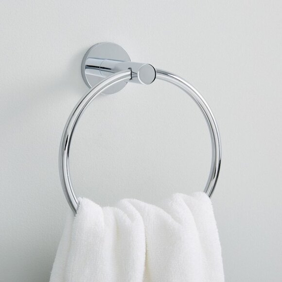 WEST ELM Bathroom Hardware Towel Ring - Picture 1 of 2